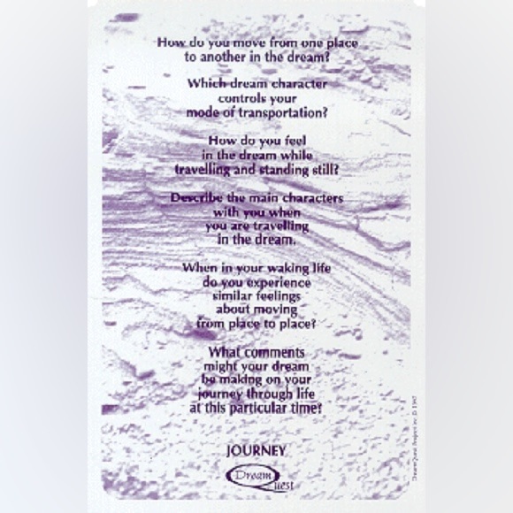 Vintage Dreamquest New Age Dream Interpretation Cards - Picture 4 of 4
